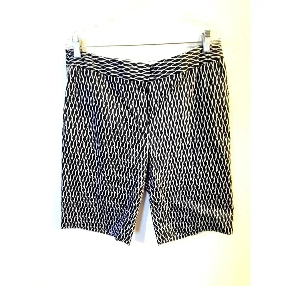 Liz Claiborne Print‎ Blue Sloane Shorts